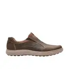 Clarks Mapstone Step Mens Brown Wide Loafers & Slip Ons Casual Shoes