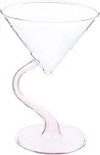 Cabilock Beautiful Glass Dessert Cup Multi-Purpose Ice Server Parfait Dessert Cup