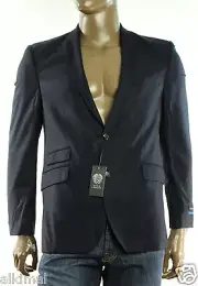 $350 NEW VINCE CAMUTO TAILORED WOOL NAVY SABLE SPORT COAT BLAZER JACKET 42 / L