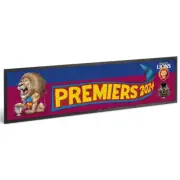 Brisbane Lions AFL 2024 Grand Final Premiership Bar Mat Runner Caricature