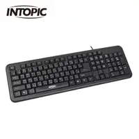 在飛比找PChome24h購物優惠-【INTOPIC 廣鼎】KBD-89 USB標準鍵盤