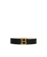 Balmain B-Logo Buckle Belt 70,65 Black