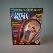 Handy Heater Silver & Black Personal Rechargeable Wearable Neckband Neck