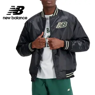 🏀小飛人潮流🏀NEW BALANCE 棒球外套 外套 IU著用款 刺繡 MJ33550BK