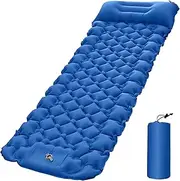 zolyet Lightweight Camping Mat with A ow Portable A Mattr Backpacking Sleeping Pad Blue