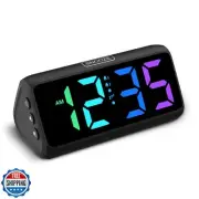 Netzu Loud Alarm Clock for Heavy Sleepers, RGB Alarm Clocks for Bedrooms Seni