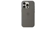 iPhone 16 Pro Silicone Case with MagSafe — Stone Grey