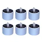 6PCS Weatherproof Solar Powered Candles Flameless Solar Candles LED Solar1496