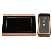 US Plug 7in HD WiFi Video Doorbell Camera Smart Phone Remote Video Monitorin Set