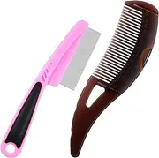 Fine Tooth Scalp Comb, Scalp Comb for Buildup Removal, Oil Buildup Removal Scalp Comb, Lice Removal Comb with Fine Teeth, Anti-Buildup Scalp Treatments Comb for Adults and Mens Hair