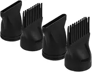 BESPORTBLE 4pcs Hair Dryer Hair Accessories Hair Dryer Drying Nozzle Diffuser Attachment for Hairdryer Blow Dryer Straightening Attachment Hair Dryer Comb Nozzle Blow Diffuser Plastic Black