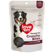Love'Em Kangaroo Crunchy Bites 100g