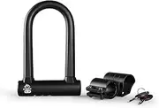 Bike Anti Theft Steel U Lock Heavy Du ycle Lock Combination U Lock Shackle with Mounting Bracket Multicolor U Lock