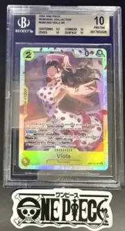 BGS 10 One Piece EB01-052 SR Viola - English - Memorial Collection - Graded