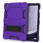 Rugged Case for Samsung Galaxy Tab A9+/ A9 Plus Case 11 inch 2023 Purple+Black