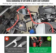 Siphon Pump Fluid Transfer Pump for Car, Fuel Transfer Hand Pump Kit for Gas ...