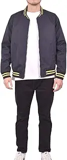 [RIFLESSI] Men's Slim Fit Lightweight Casual Varsity Bomber Jacket