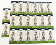 100 BLUE HAWK 3-3/4 X 5/8 SWIVEL DOG BOLT SNAP NICKEL PLATED KEYCHAIN RING HOOK