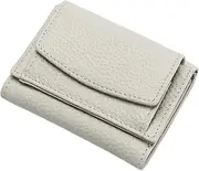 [Generic] Houtangduty Mini Wallet, Houtndguter RFID Wallet, Foldable Slim Compact Card Holder, Blocking Card Holder Organizr (White)