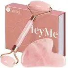 Jade Roller & Gua Sha, Face Roller Redness Reducing Skin Care Tools Rose Quartz