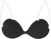 [Generic] Back Less Bra Sticky Bra Push Up Backless Self Adhesive for Women Lift Up with Nipple Covers Padded Bra No Underwire