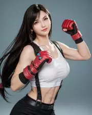 Tifa Final Fantasy 7 Pin-Up Fan Art Print Poster Size A3 JAPAN 297×420mm 207
