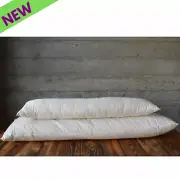 Holy Lamb Organics Body Pillow Natural Comfort Premium Wool-Filled New Full Size