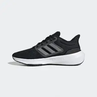 【adidas 愛迪達】adidas Ultrabounce 女慢跑鞋 黑白 情侶款HP5796 緩震動鞋 KAORACER HP5787