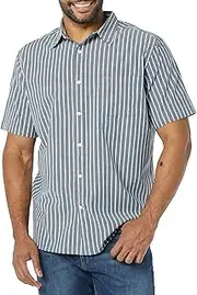 [Amazon Essentials] Men's Short-Sleeve Stretch Poplin Shirt (Available in Big & Tall)