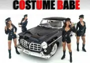 Costume Babes 4 Piece Figure Set For 1:24 Scale Models by American Diorama