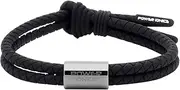 Power Ionics Balance Bracelets for Men – Protection Silicone Bracelets with Rose Gold or Gun Gray Stainless Streel Ring, Available in Black, Gray, Red, 10.23 Inch, Suitable for 5-9 Inch Wrist Size