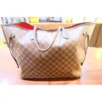 [吉宏精品交流中心]LV N51106 棋盤格 NEVERFULL GM 大 購物包