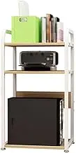 Printer Stand Printer Holder Printer Shelf 3 Tier Printer Stand Floor-Standing Printer Shelf Fax Machine Shelf for Office Copier Scanner Paper Shredder Printer Rack Printer Shelves