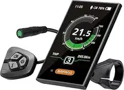 Bafang Ebike Display DPC18 for BBS01B BBS02B BBSHD Mid Drive Motor, 0-9 Pedal Assist Levels eBike Computer Display