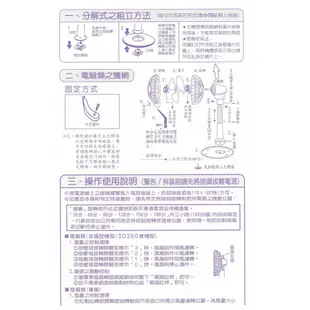 LIEN TUNG 聯統 16吋雙拉掛壁扇 LT-401A~台灣製造