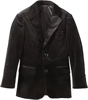 [Isaac Mizrahi] Big Boys' Solid Velvet Blazer