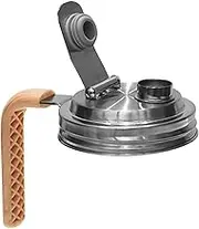 Lid Spout - Wide Mouth Lid, Practical Jar Cover | Lid Spout Leak Proof Jar Spout Lid, Multipurpose Jar Lid, Large Mouth Jar Lid for Drinking Syrup and Milk