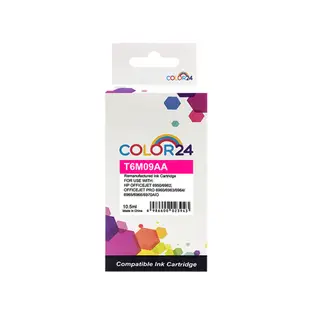 【COLOR24】for HP T6M09AA（NO.905XL）紅色高容環保墨水匣/適用HP OfficeJet Pro 6960/6970