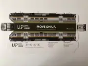 Train Union Pearson Express HO Scale Gauge Paper Model Fold DIY 3D Toy Pliage UP