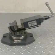 Milling Machine Vice 50mm METEX Bi Axis Two Way Swivel Base Tilting Metal Work