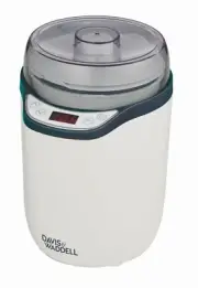 Davis & Waddell DES0186 Electric Yoghurt Maker/ Fermenter 2 in 1 White