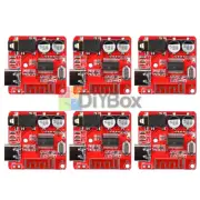 6PCS 3.7V-5V Mini Bluetooth 5.1 Audio Receiver MP3 Decoder Amplifier Module -