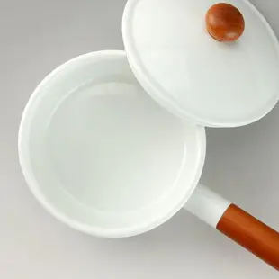 野田琺瑯 現貨 日本製 POCHKA 單柄/附蓋/牛奶鍋 15cm 琺瑯 單手鍋 醬汁鍋