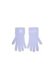 Pattern gloves One size Purple