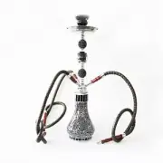 NEW Handmade Traditional Collectible Gift Crystal Glass Shisha Hookah 3 Hose AU