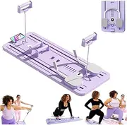 Pilates Board Pilates Reformer Set, Pilates Reformer Board, Automatic Rebound Ab Roller Board Abdominal Board Exercise Machine