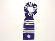 North Melbourne Kangaroos AFL Striped Cable Knit Loop Scarf