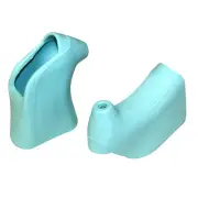 BRAKE LEVER HOODS PAIR CELESTE GREEN BIANCHI BIKE VINTAGE ROAD FITS SHIMANO