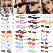 Rectangle Sunglasses Female Vintage Square Sunglasses Eyewear Designer Leopard#