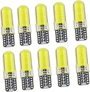 Led Car Light Bulbs White Wedge 10 Pack Cob T10 W5w Car Lights Led Trunk Lamp Auto Small Bulbs High Low Power Consumption